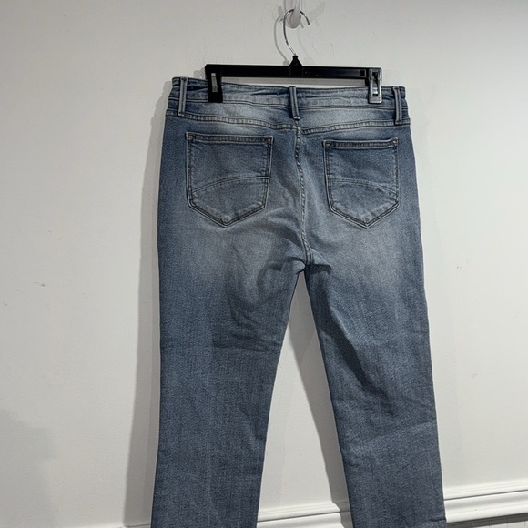 DRIFTWOOD Colette jeans Blue embroidered cuff 29 waist NEW boho Patterned - Picture 6 of 6